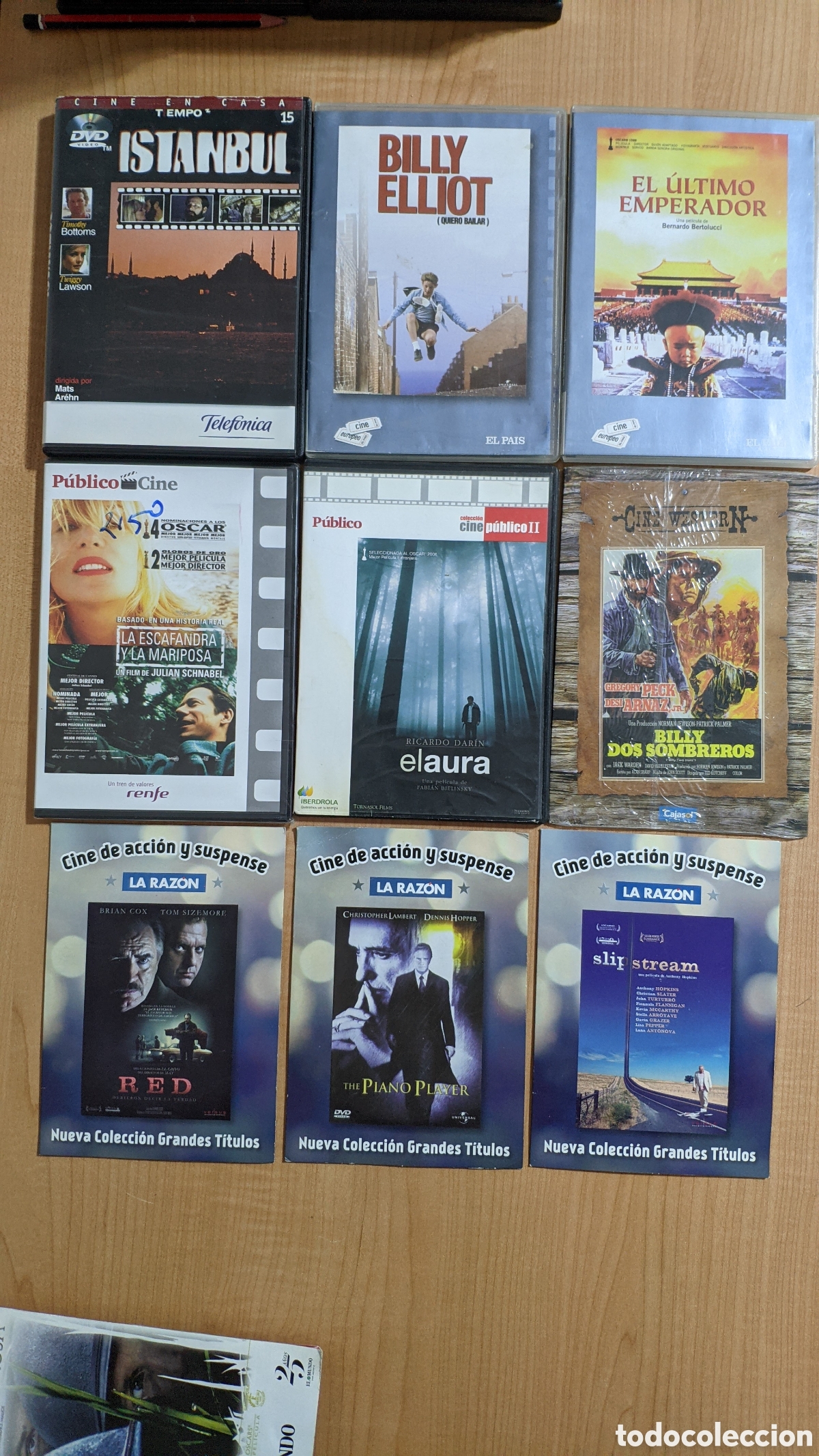 Cine: Lote 16 DVD cine promocional - La Raz&oacute;n, El Pa&iacute;s, P&uacute;blico, etc.