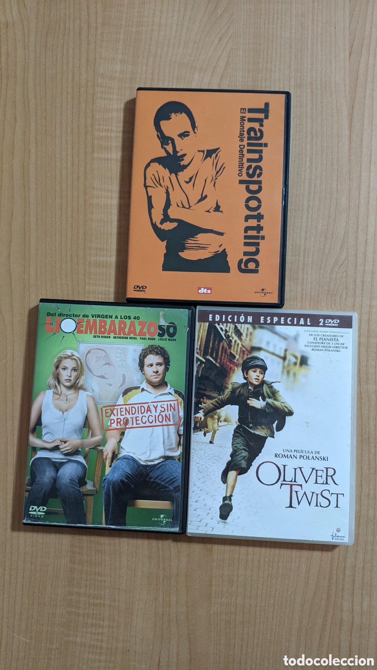 Cine: Lote 3 ediciones especiales 2 DVD - Trainspotting, L&iacute;o embarazoso, Oliver Twist