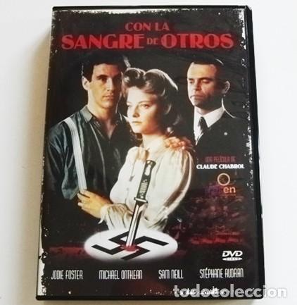 Cine: CON LA SANGRE DE OTROS DVD PEL&Iacute;CULA JODIE FOSTER SAM NEILL CHABROL RESISTENCIA NAZIS GUERRA MUNDIAL