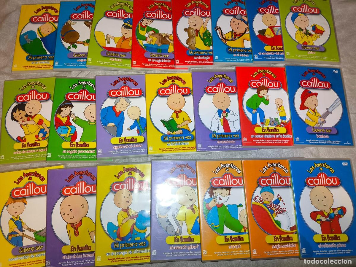 Cine: Lote 22 DVD Caillou Las Aventuras De Caillou Colecci&oacute;n Serie Infantil Castellano