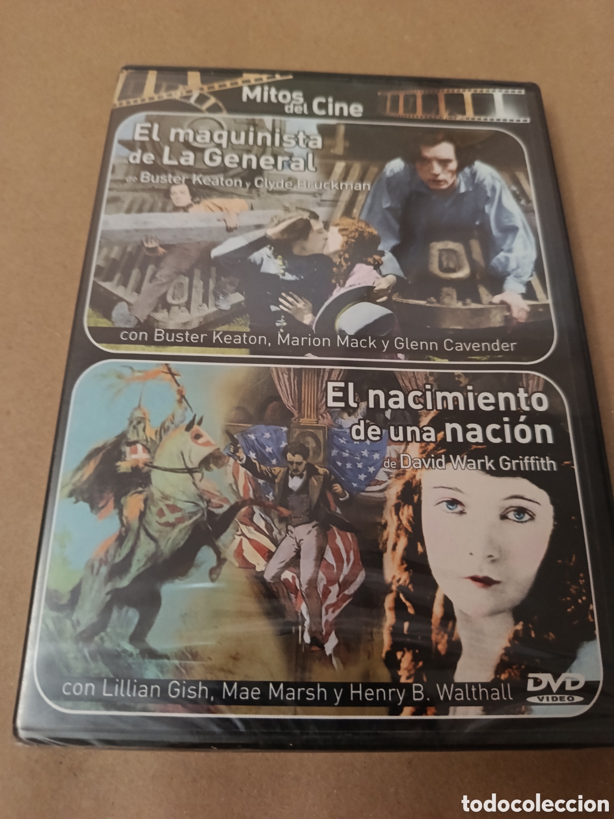 Cinema: Dvd. El maquinista de la general + El nacimiento de una maci&oacute;n. Precintado.