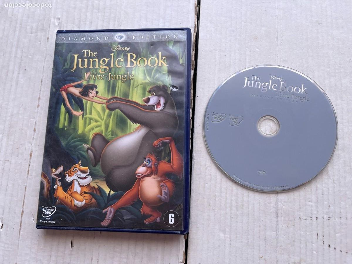 Cine: DISNEY THE JUNGLEBOOK LIVRE JUNGLE - PELICULA DVD KREATEN