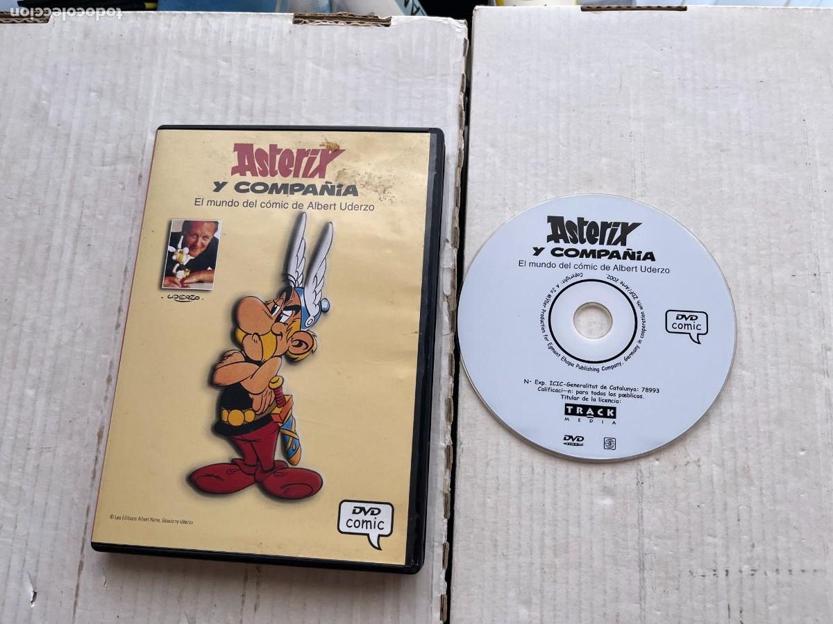 Cine: ASTERIX Y COMPA&Ntilde;IA EL MUNDO DEL COMIC DE ALBERT UDERZO - PELICULA DVD KREATEN