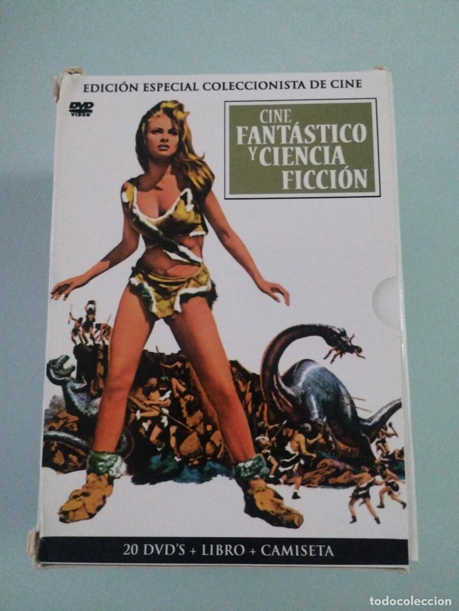 Cine: Pack edici&oacute;n especial coleccionista cine fant&aacute;stico y ciencia ficci&oacute;n, 20 DVD+libros+camiseta