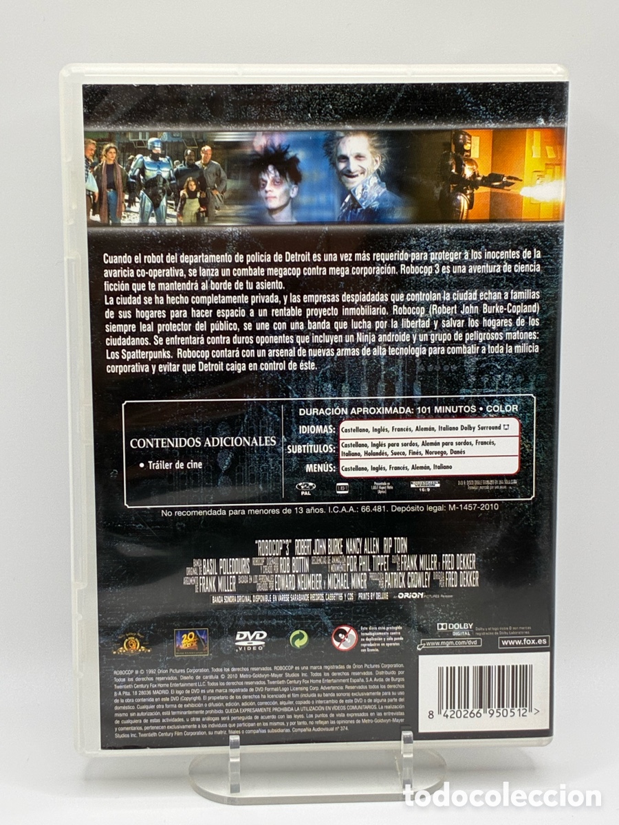 Cine: Robocop 3 Edici&oacute;n DVD - Foto 2