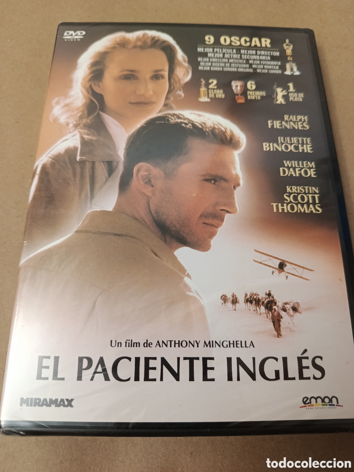 Cinema: Dvd. El paciente ingl&eacute;s. Precintado.