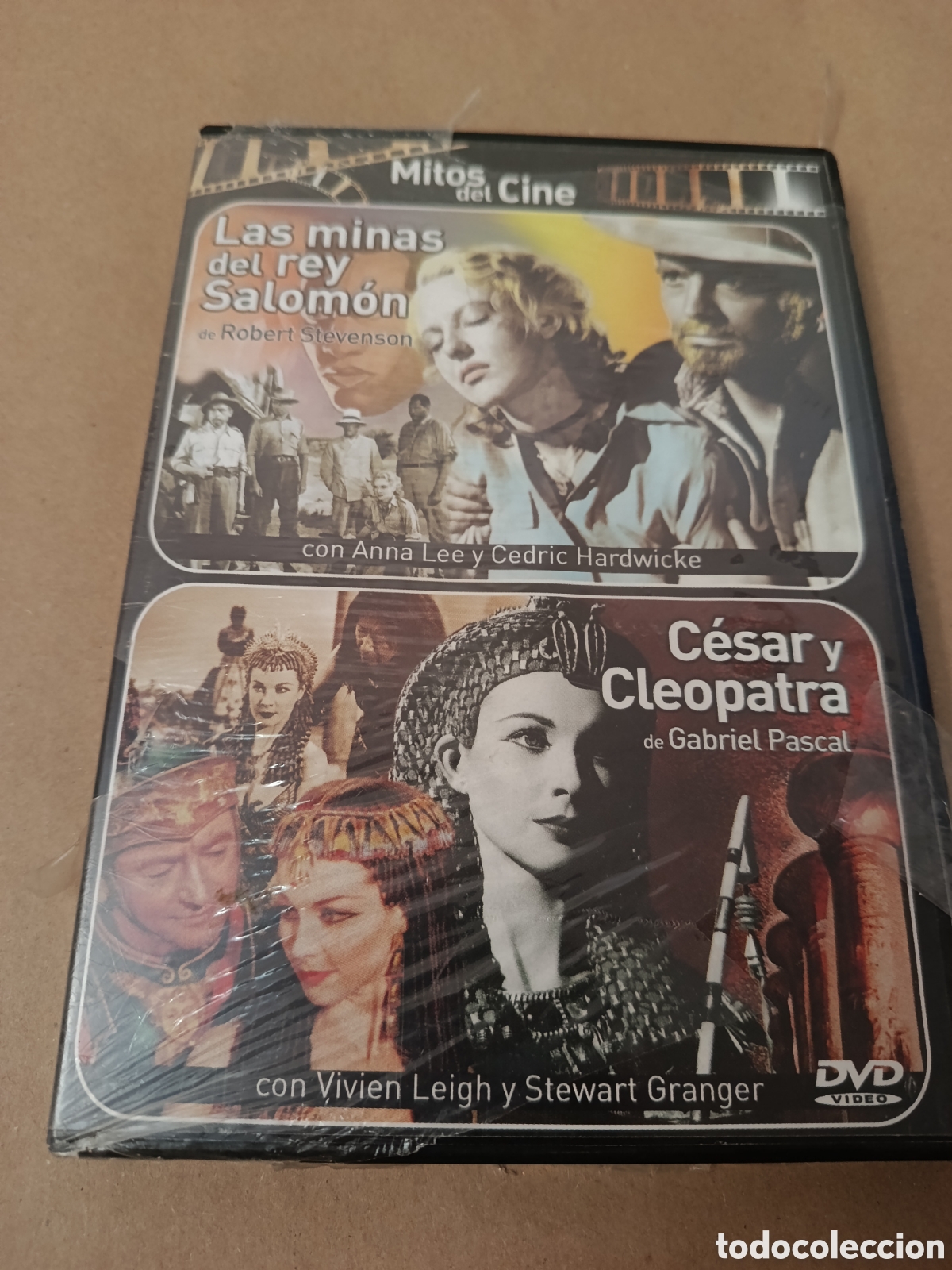 Cinema: Dvd. Las minas del Rey Salom&oacute;n + C&eacute;sar y Cleopatra. Precintado.