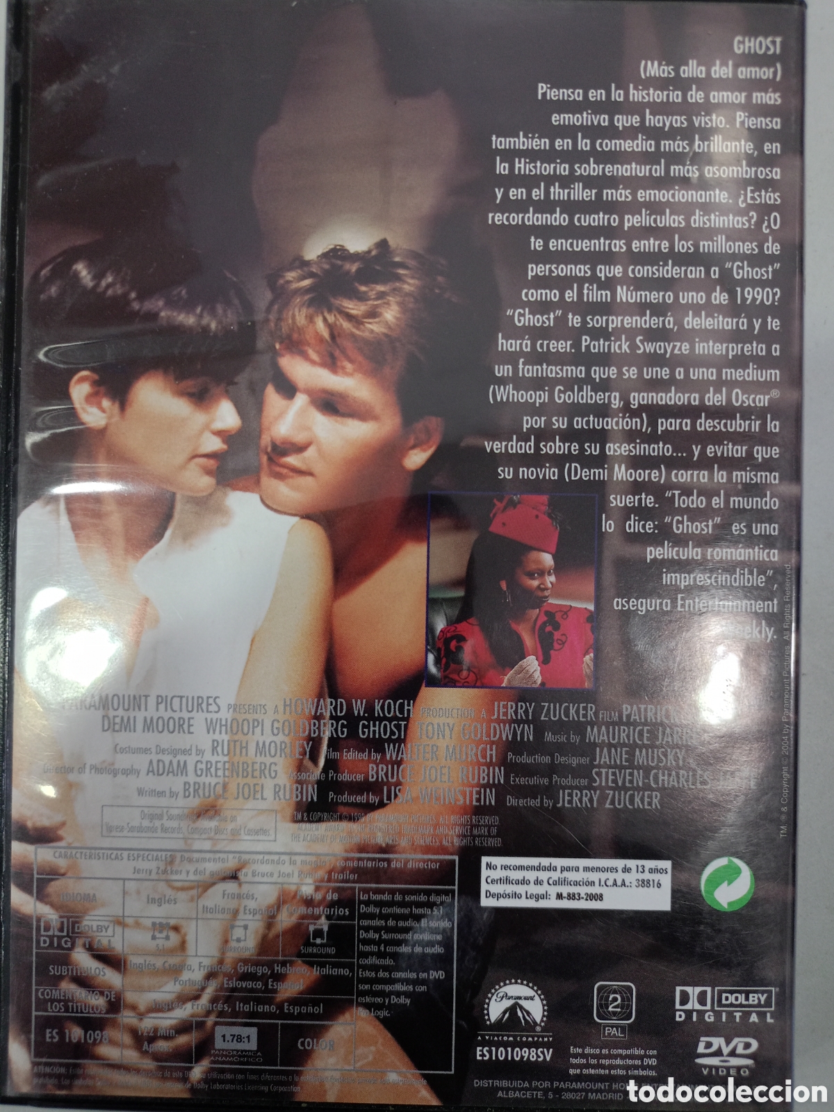 Cine: DVD Ghost - muy buena - Foto 2