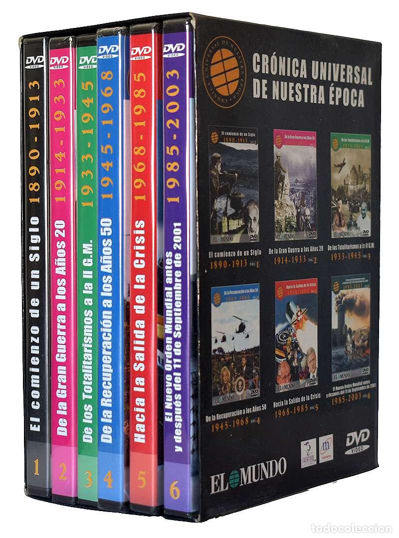 Cine: Cr&oacute;nica Universal de Nuestra Epoca. Estuche completo con 6 DVD (precintado)