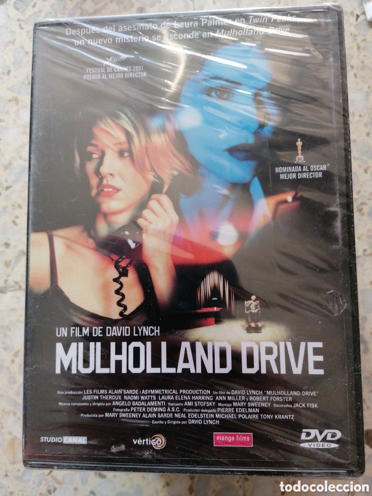Cinema: DVD MULHOLLAND DRIVE DAVID LYNCH NUEVO PRECINTADO