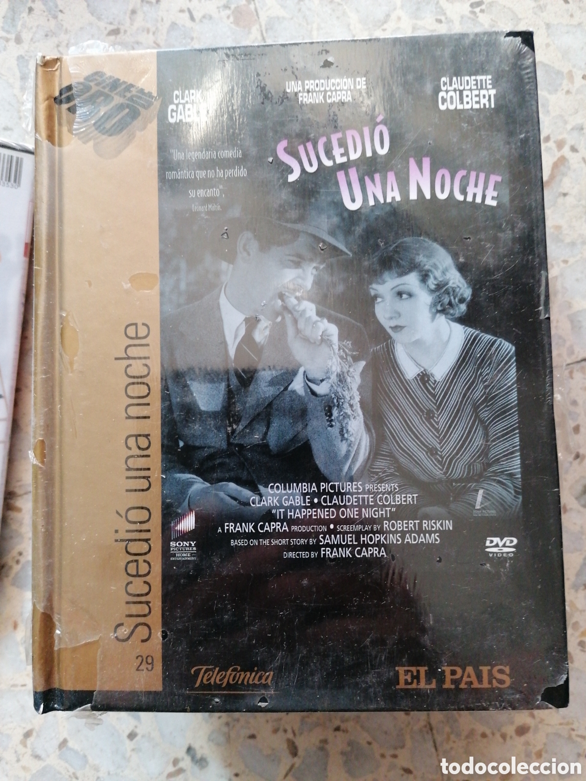 Cinema: DVD + LIBRO SUCEDIO UNA NOCHE CLARK GABLE NUEVO PRECINTADO EL PAIS 29