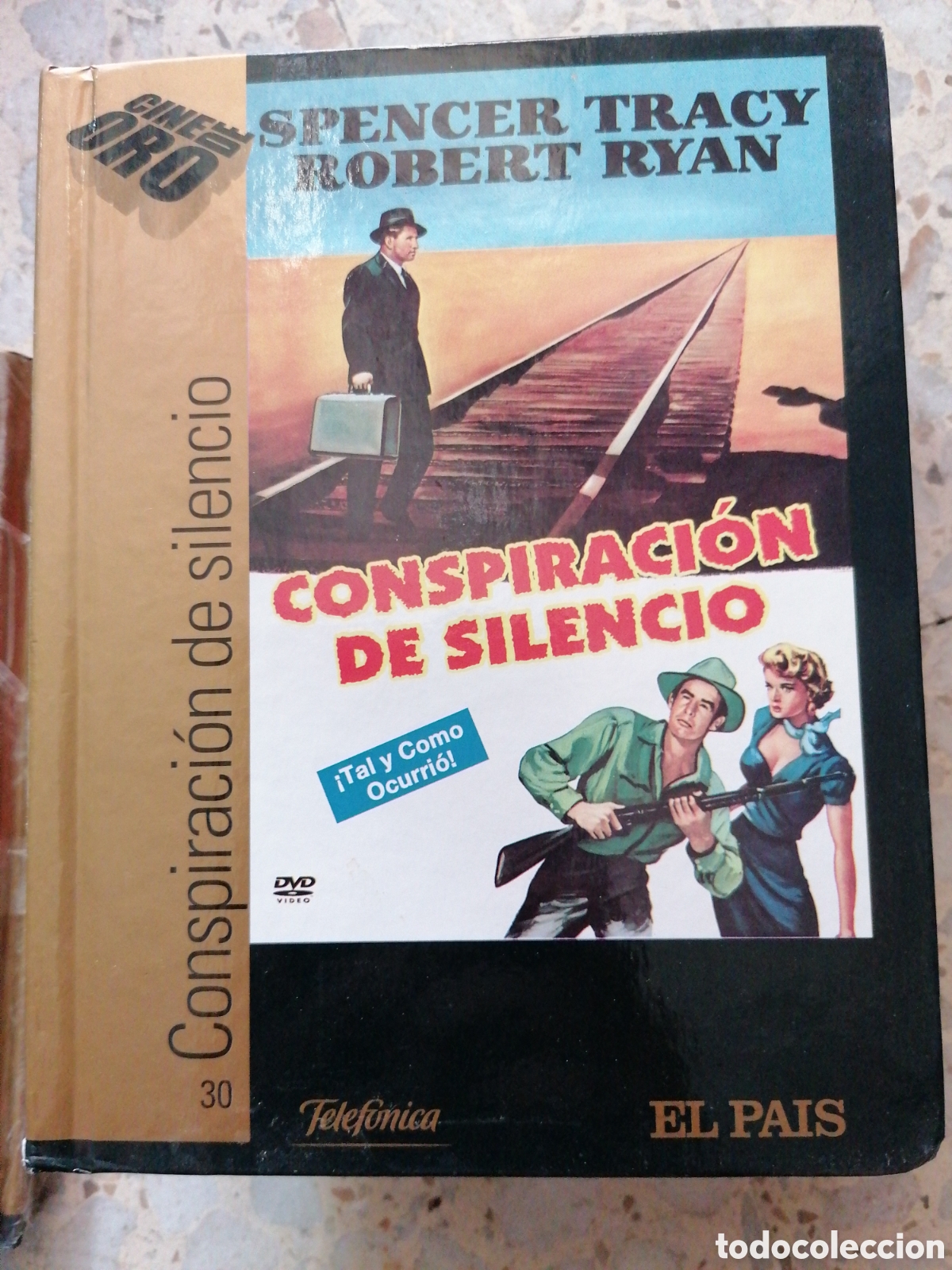 Cinema: DVD + LIBRO CONSPIRACION DE SILENCIO SPENCER TRACY EL PAIS 30