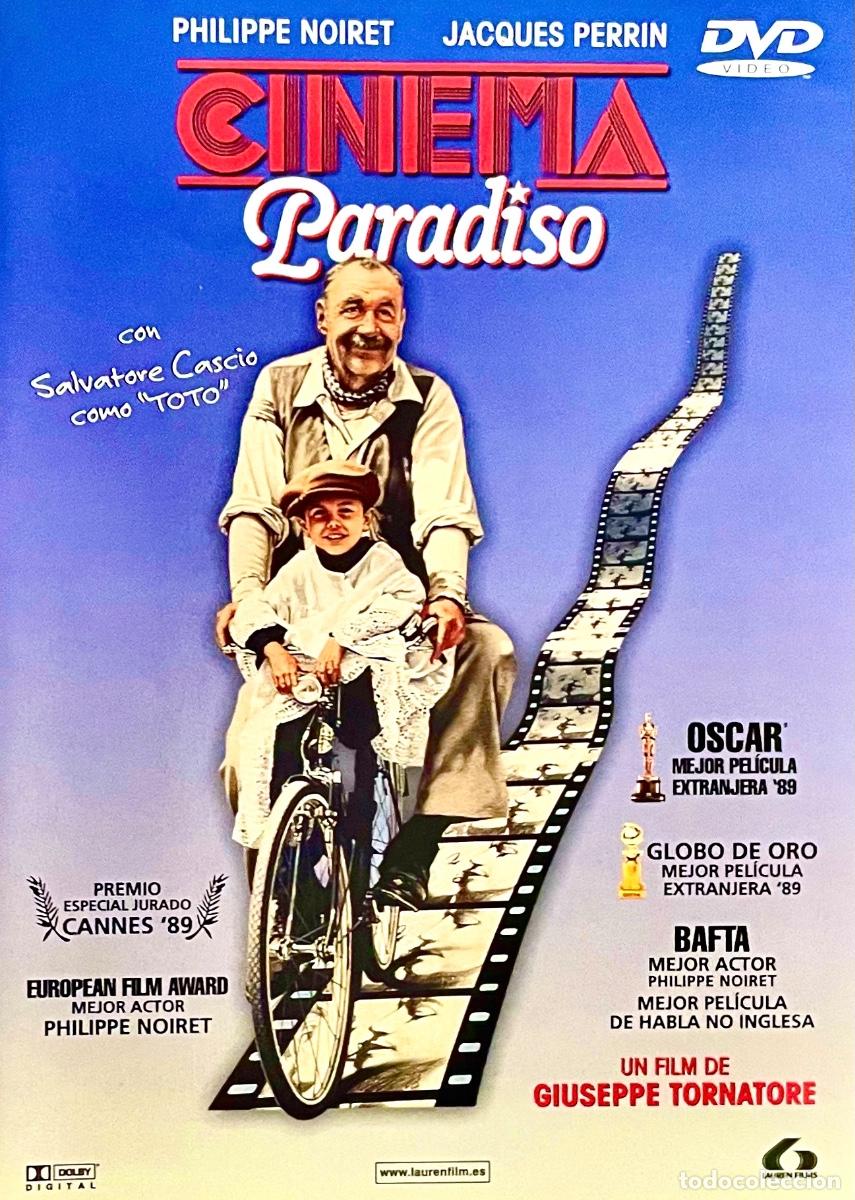 Cine: CINEMA PARADISO. Philippe Noiret. Jacques Perrin. Brigitte Fossey. Morricone. Giuseppe Tornatore.