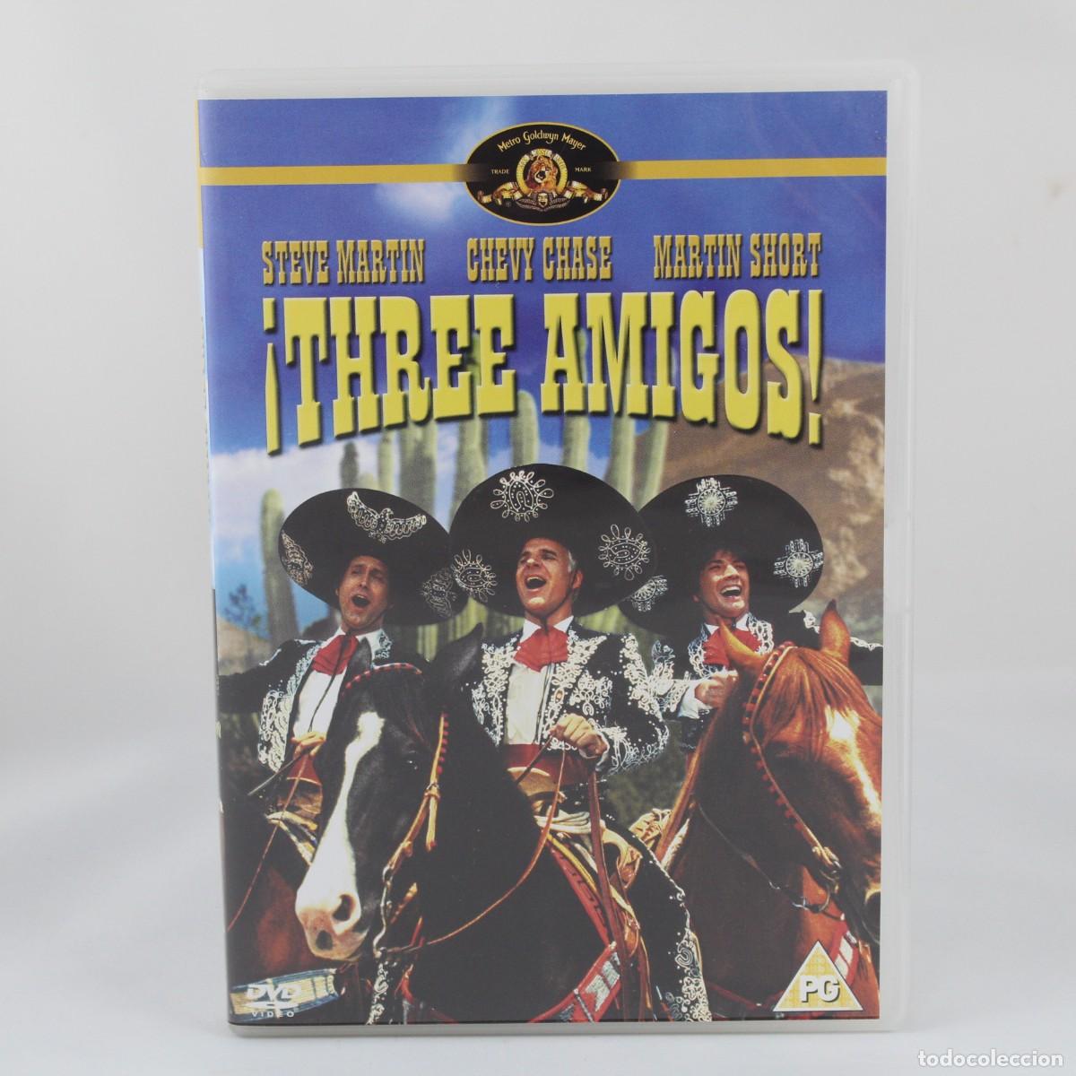 Cine: DVD Tres Amigos 1986 Steve Martin Chevy Chase Martin Short PAL 2 Espa&ntilde;ol y Multidioma