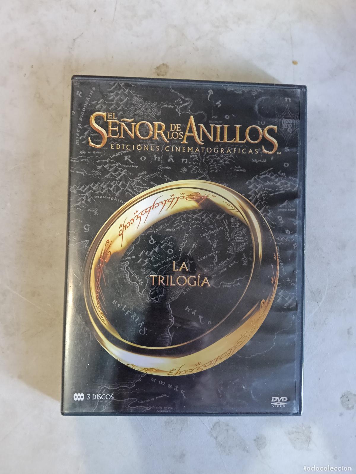 Cine: EL SE&Ntilde;OR DE LOS ANILLOS LA TRILOGIA EDICIONES CINEMATOGRAFICAS DVD