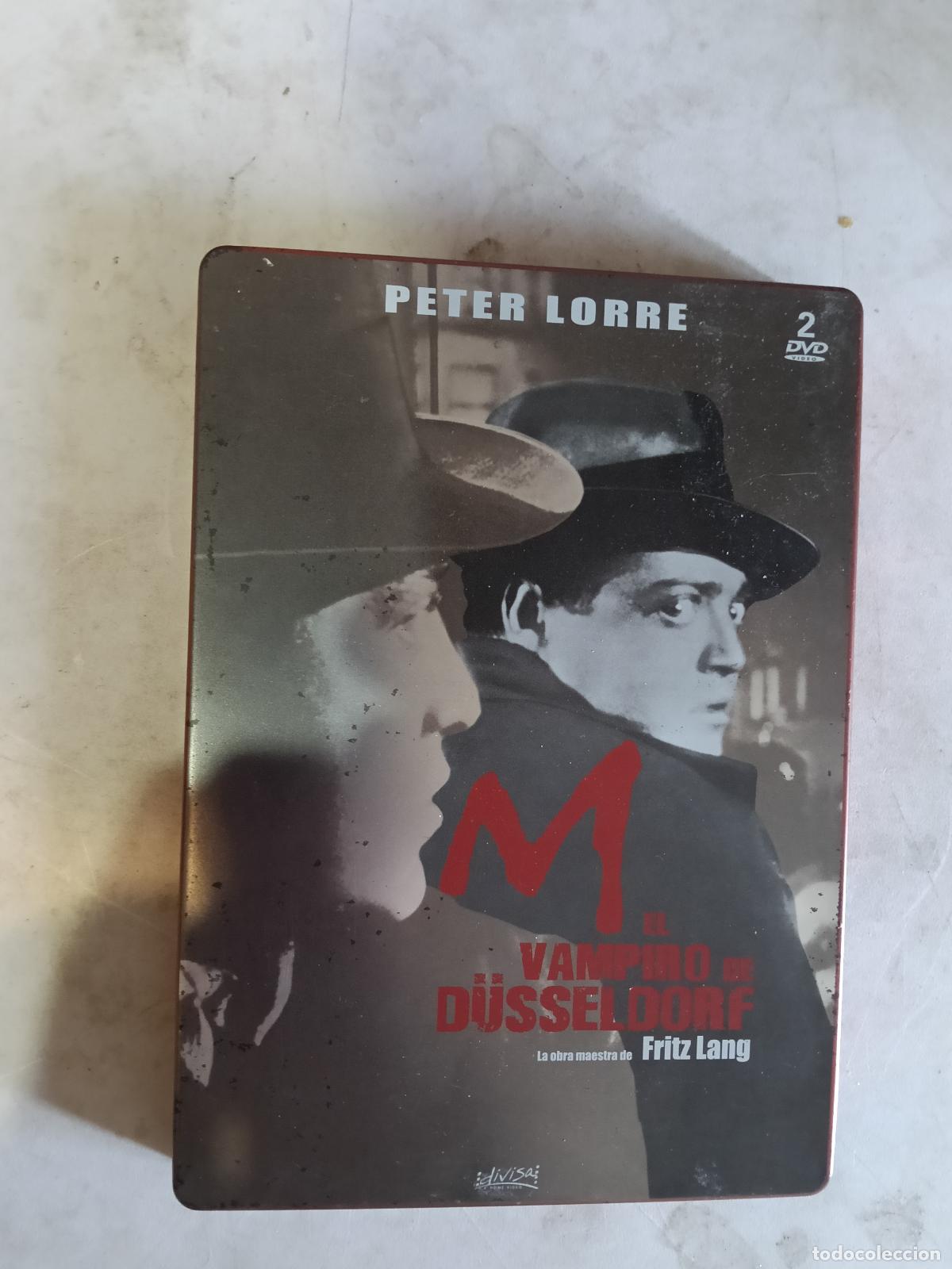 Cine: M, EL VAMPIRO DE D&Uuml;SSELDORF - ED. CAJA MET&Aacute;LICA 2 DVD - FRITZ LANG