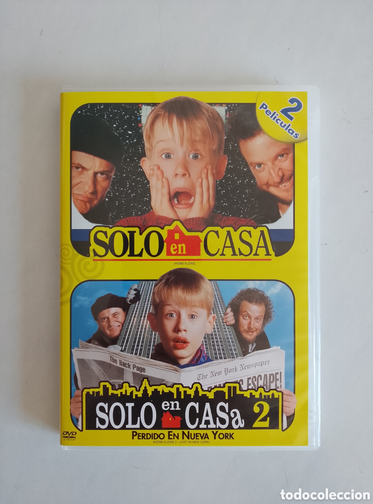 Cine: 2 PELICULA DVD SOLO EN CASA & SOLO EN CASA 2 (2 DISCOS)