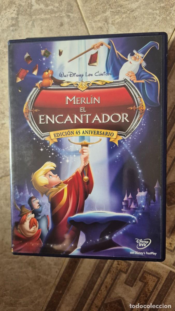 Cine: Merlin el encantador, dvd Clasico Walt Disney