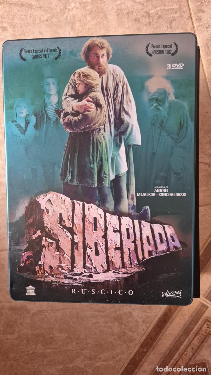 Cine: Siberiada, caja met&aacute;lica 3 discos dvd Andrei Konchalovski