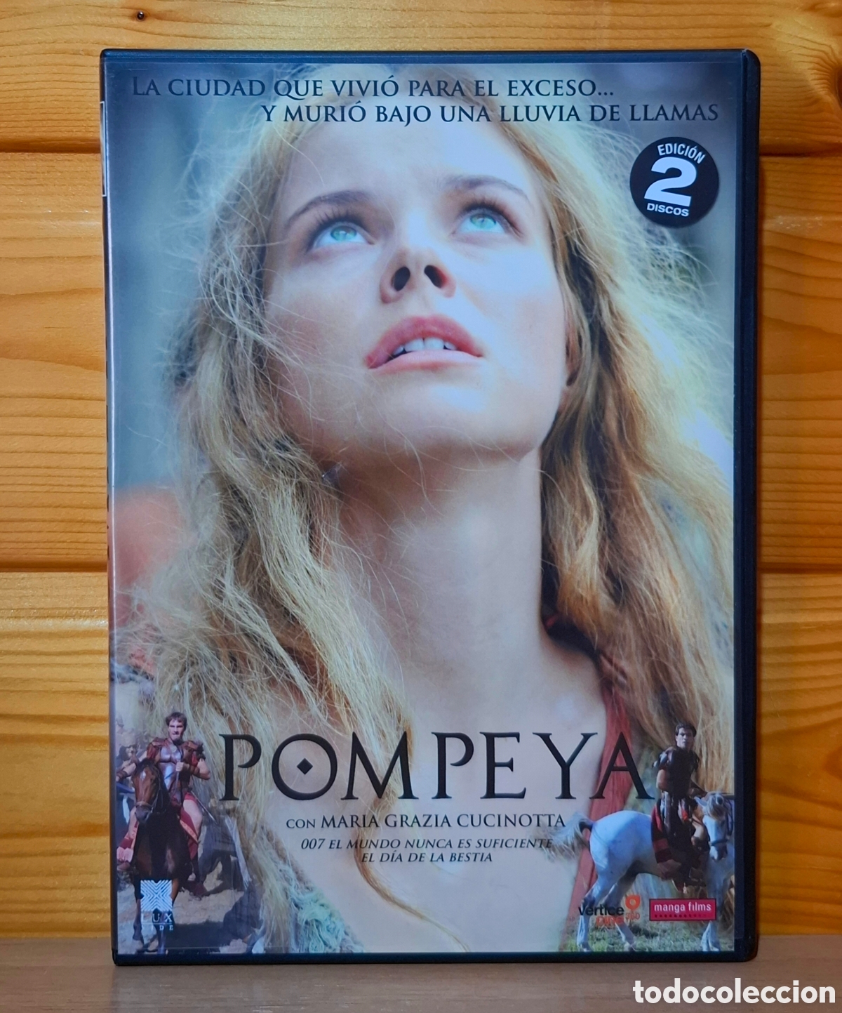 Cine: 2 x DVD Pompeya Mar&iacute;a Grazia Cucinotta