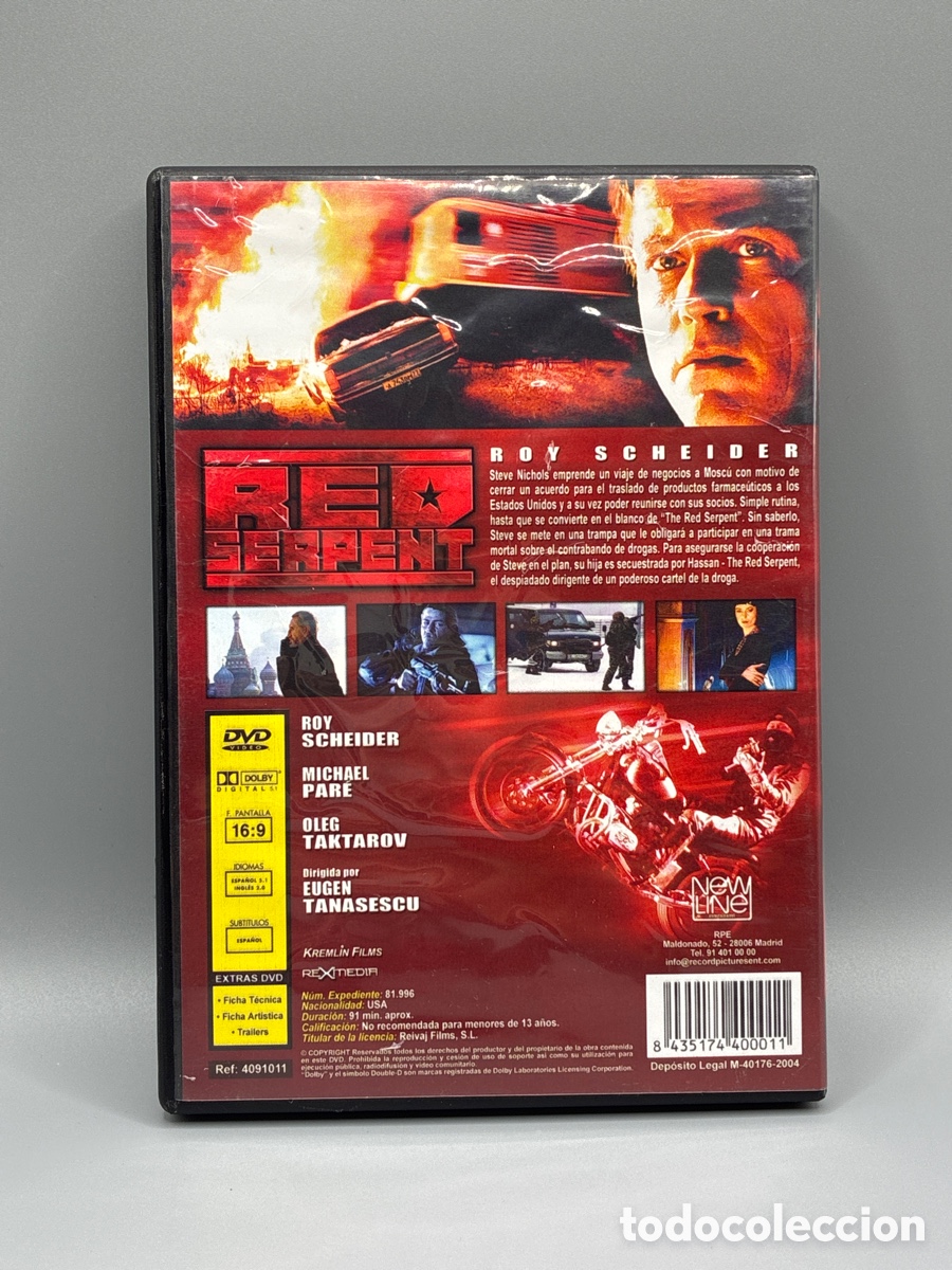 Cine: Red Serpent (Roy Scheider) DVD - Foto 2