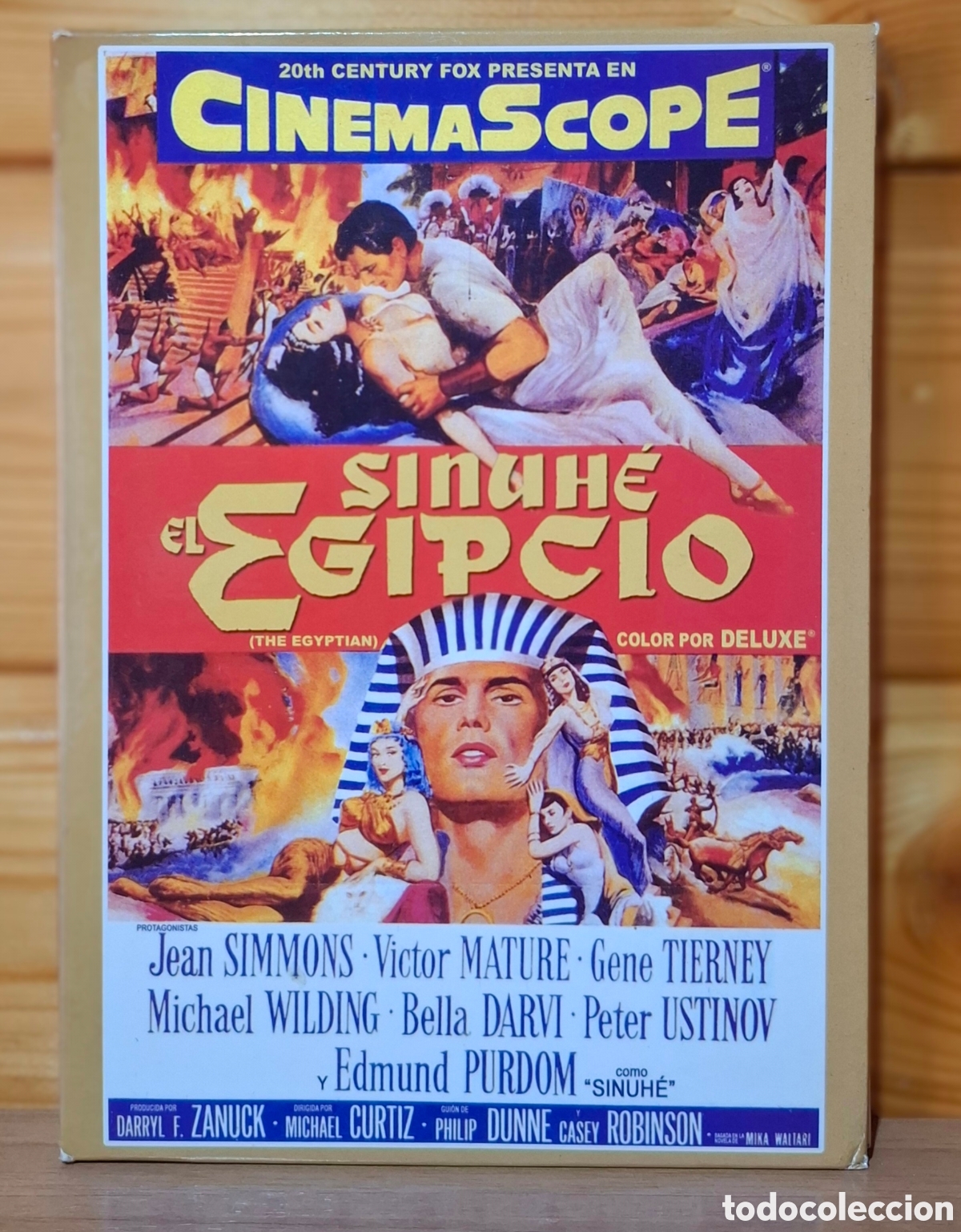Cine: DVD + Libreto Sinuh&eacute; el egipcio