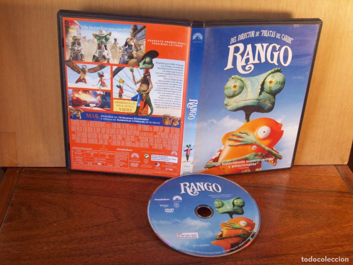 Cine: RANGO - JOHNNY DEEP - ISLA FISHER - ABIGAIL BRESLEY -ALFRED MOLINA - DVD