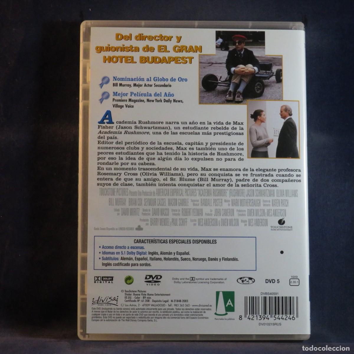 Cine: ACADEMIA RUSHMORE - DVD - Foto 2