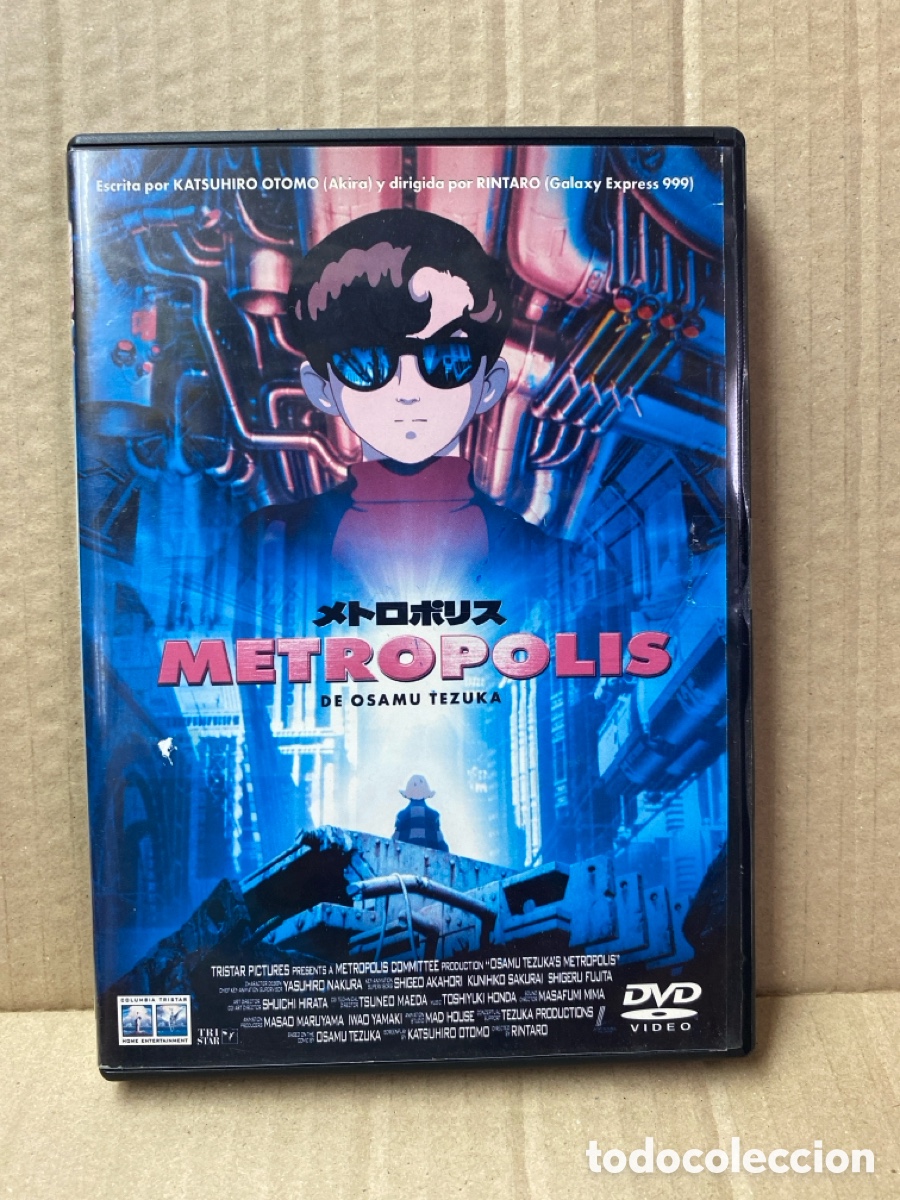 Cine: DVD METR&Oacute;POLIS. DE OSAMU TEZUKA. Disco como nuevo.