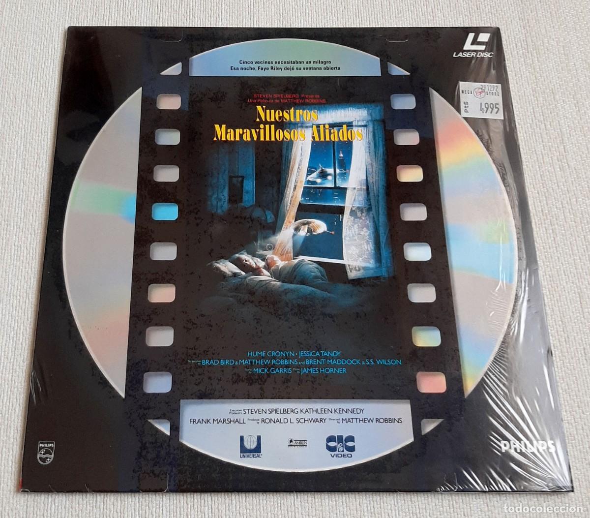 Cine: Pel&iacute;cula Nuestros maravillosos aliados en Laserdisc Laser Disc. No DVD