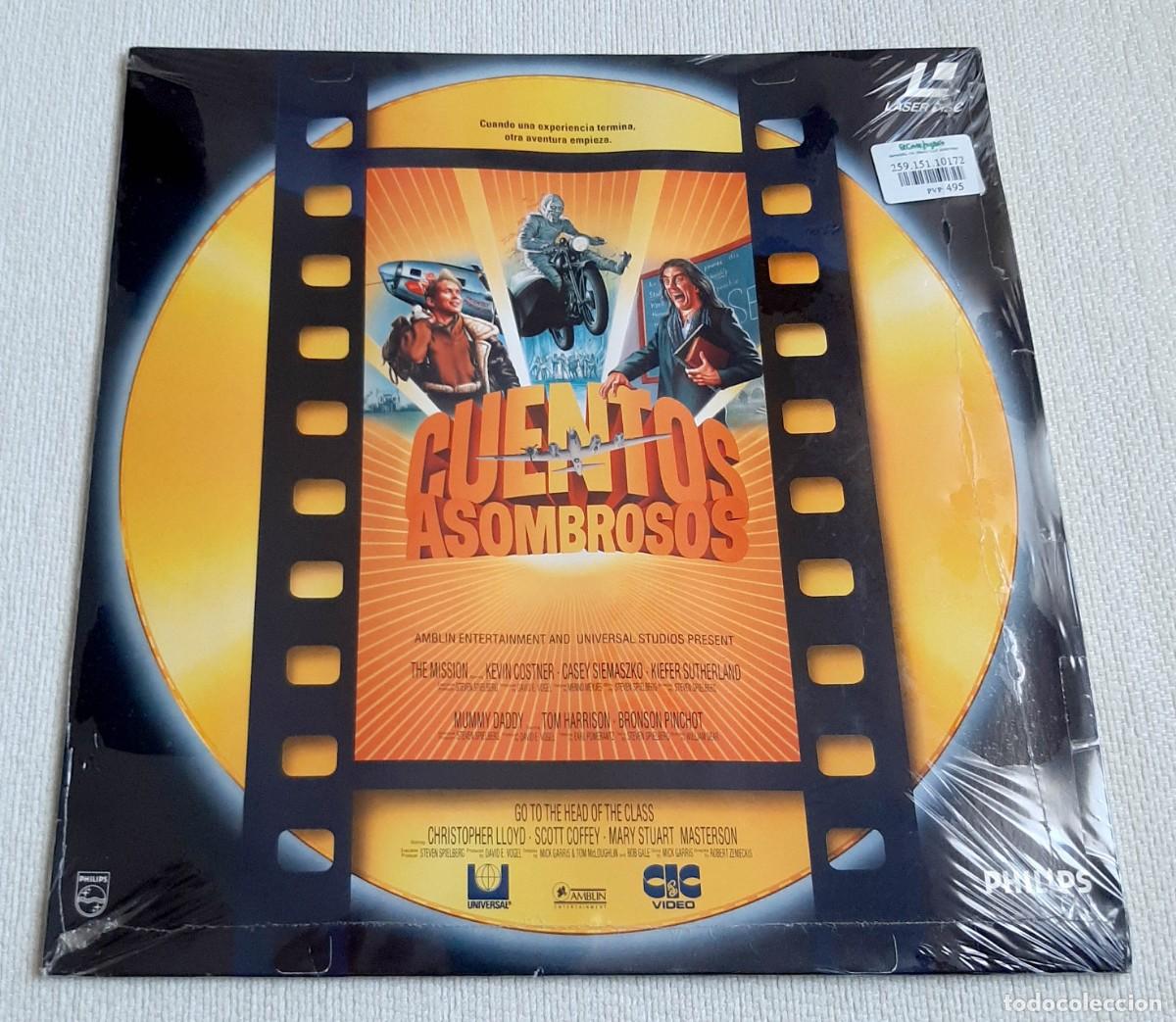 Cine: Pel&iacute;cula Cuentos asombrosos en Laserdisc Laser Disc. No DVD
