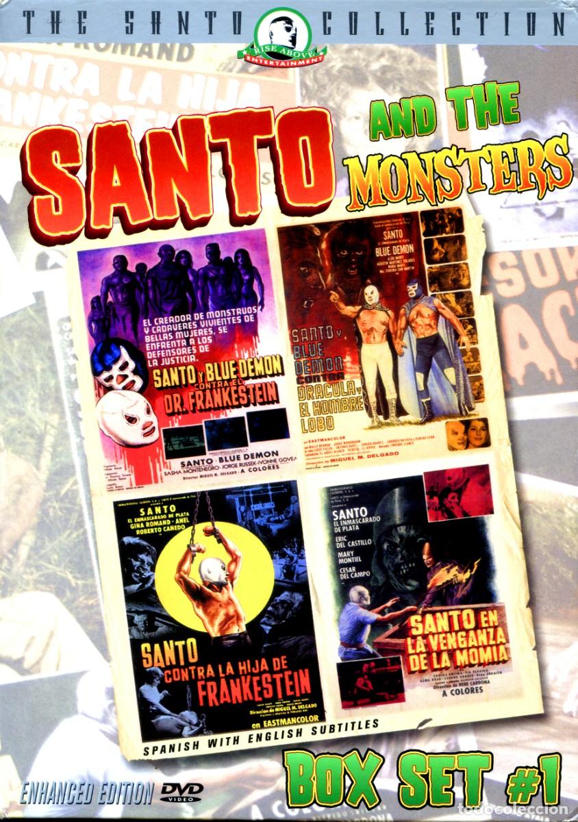Cine: THE SANTO COLLECTION AND THE MONSTERS BOX SET 4 DVDs IMPORTACI&Oacute;N PRECINTADO PRODUCTO DESCATALOGADO