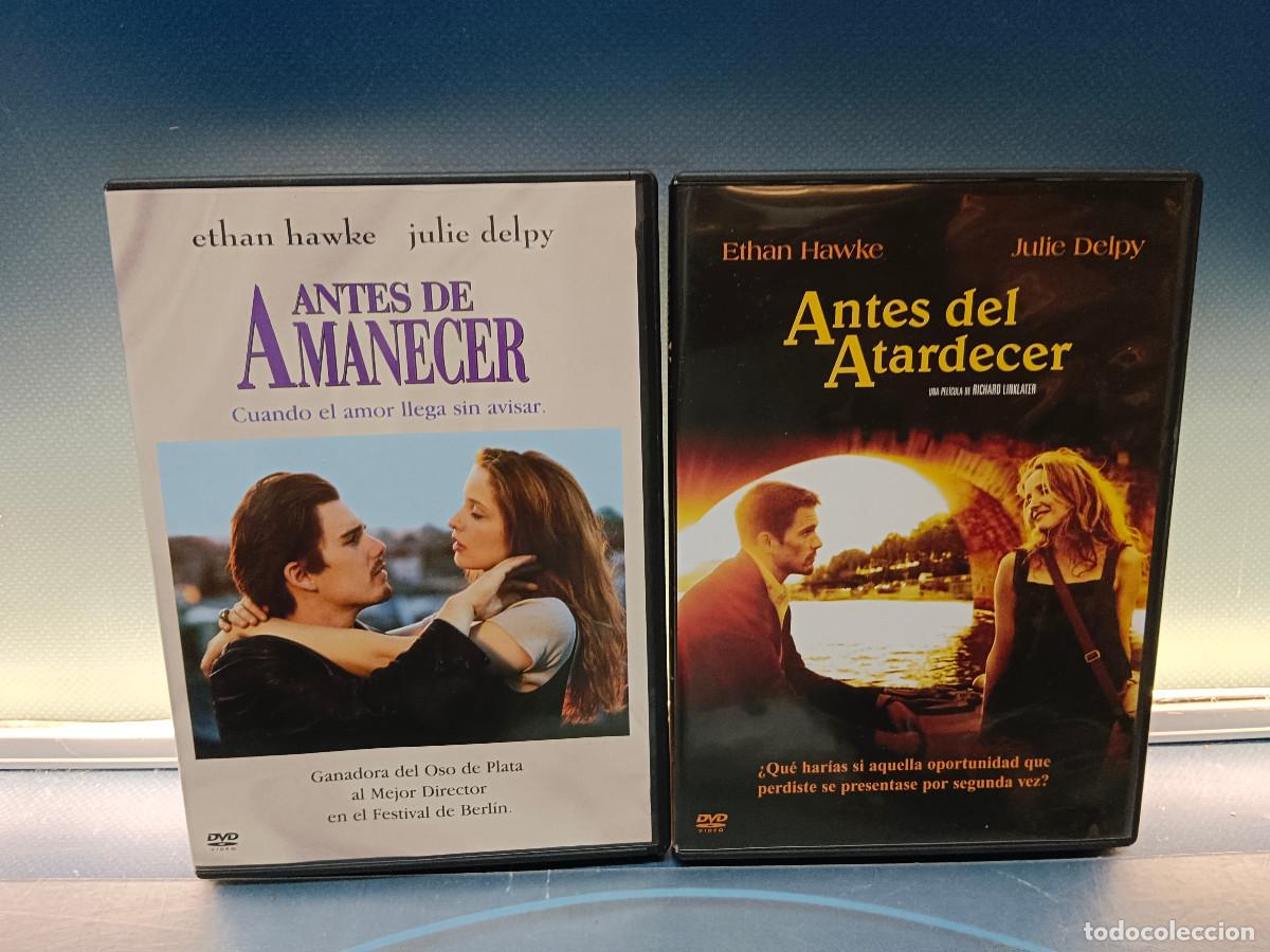 Cine: 2 dvds, Antes de Amanecer, Antes del atardecer