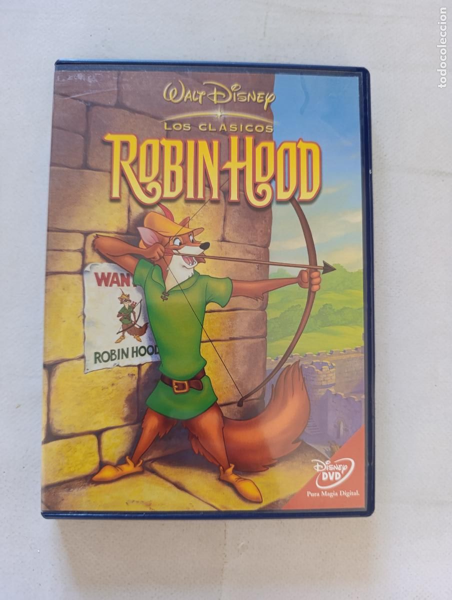 Cine: DVD ROBIN HOOD - WALT DISNEY - LOS CLASICOS (FL)