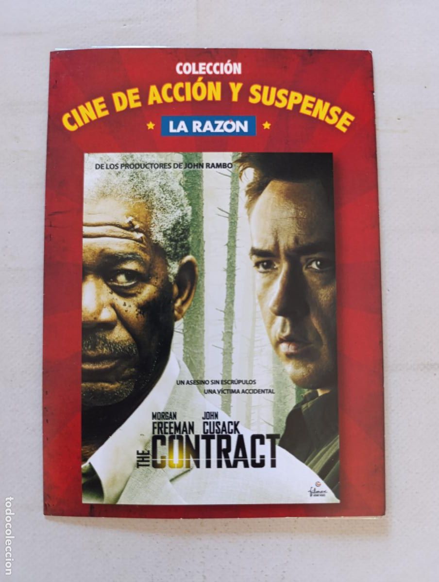 Cine: DVD THE CONTRACT - MORGAN FREEMAN - FUNDA FINA CARTON (FL)
