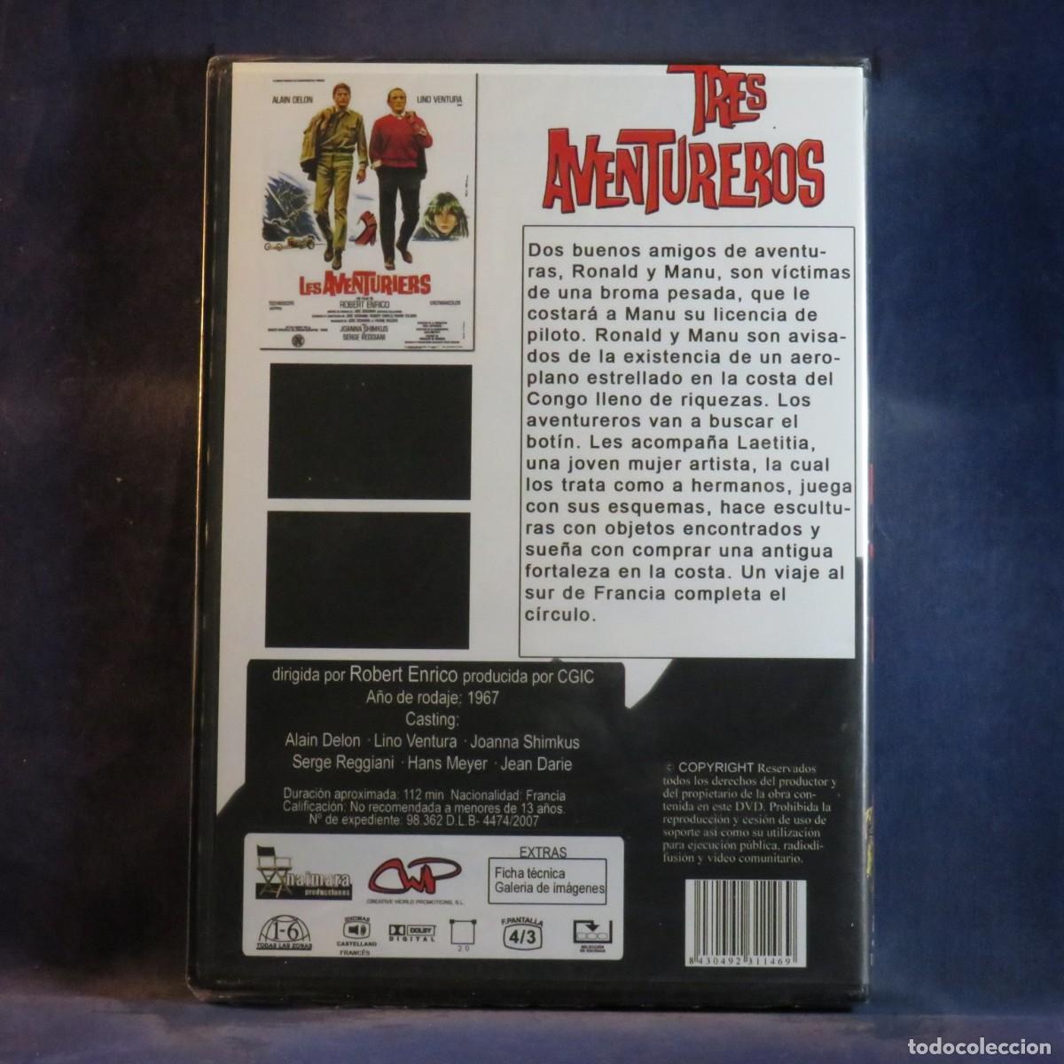 Cine: TRES AVENTUREROS - DVD - Foto 2
