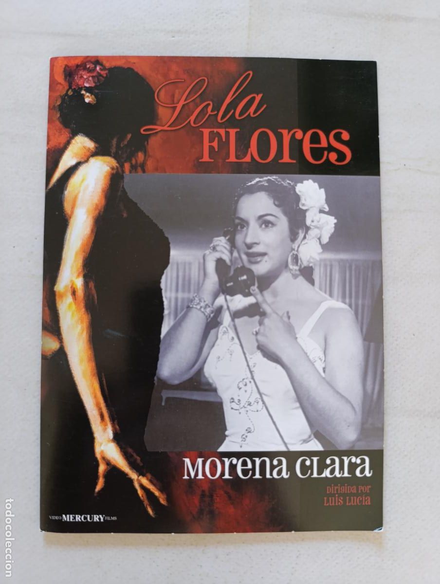 Cine: DVD MORENA CLARA - LOLA FLORES - FUNDA FINA CARTON (FL)