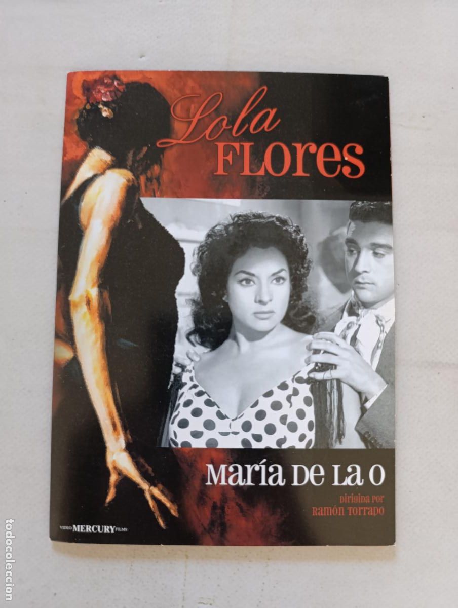 Cine: DVD MARIA DE LA O - LOLA FLORES - FUNDA FINA CARTON (FL)