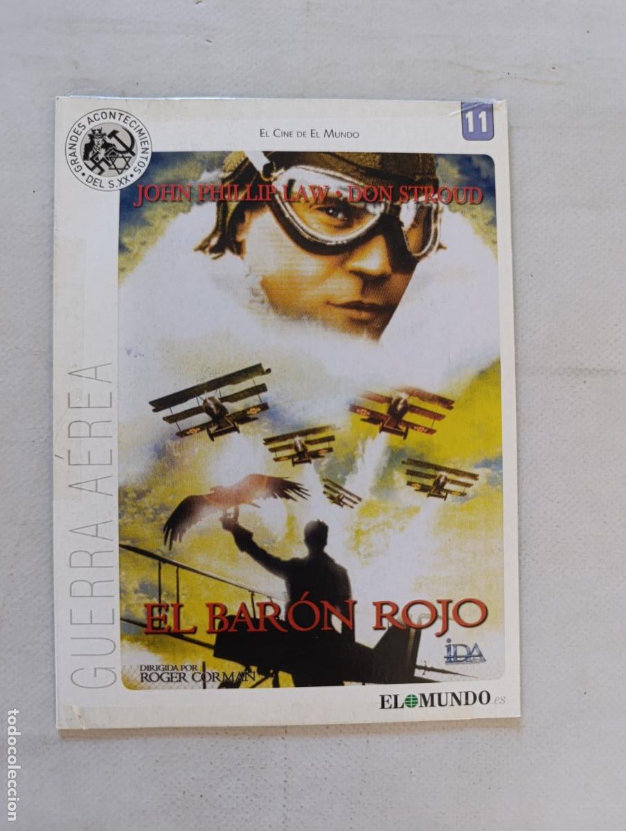 Cine: DVD EL BARON ROJO - ROGER CORMAN - FUNDA FINA CARTON (FL)