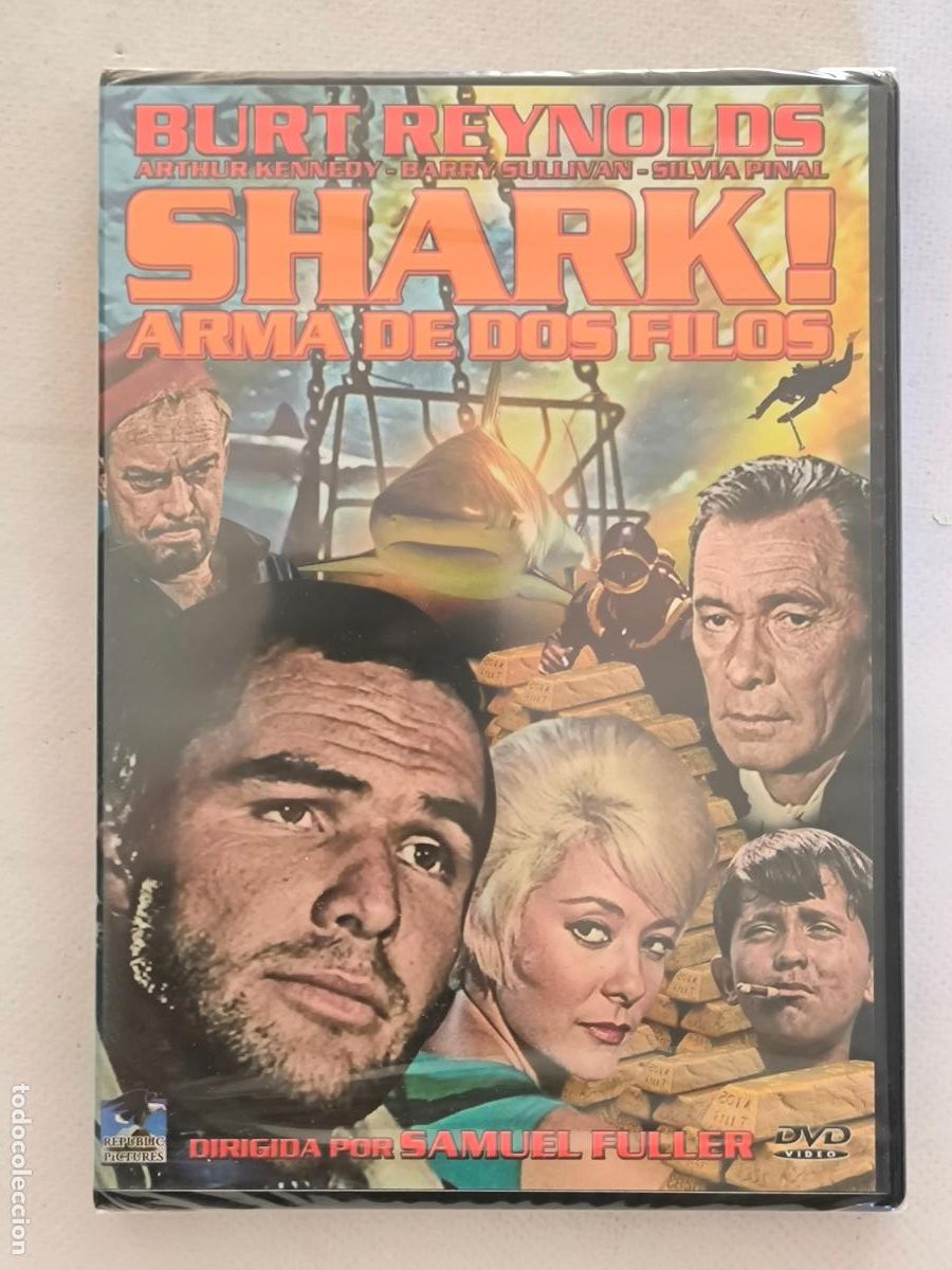Cine: DVD SHARK! ARMA DE DOS FILOS - SAMUEL FULLER - NUEVO, PRECINTADO (FNw)