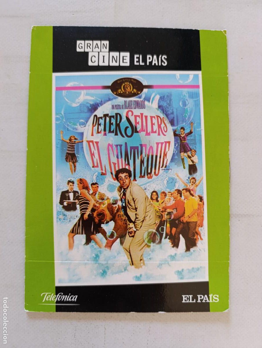 Cine: DVD EL GUATEQUE - PETER SELLERS - FUNDA FINA CARTON (F&Ntilde;)