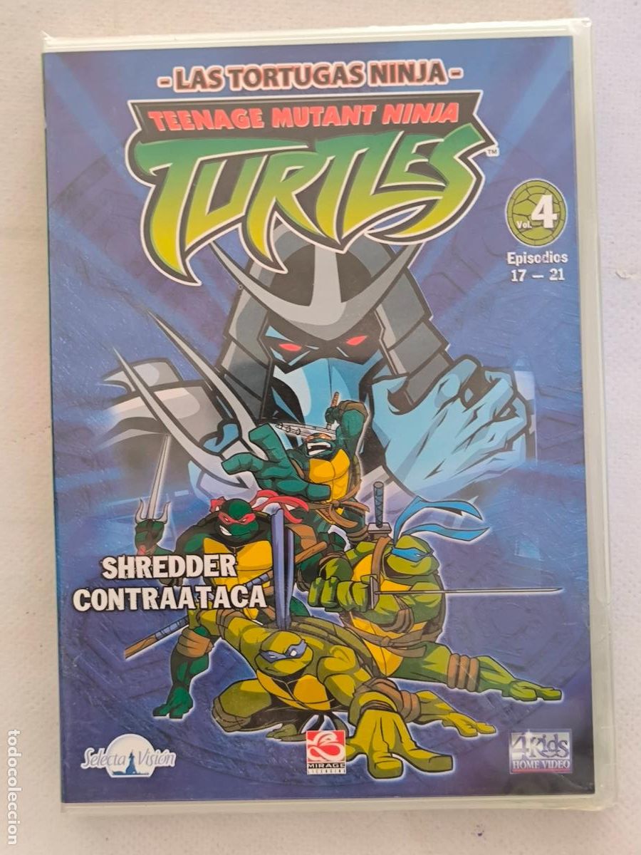 Cine: DVD LAS TORTUGAS NINJA VOL. 4 - TEENAGE MUTANT NINJA TURTLES - NUEVO, PRECINTADO (FN)