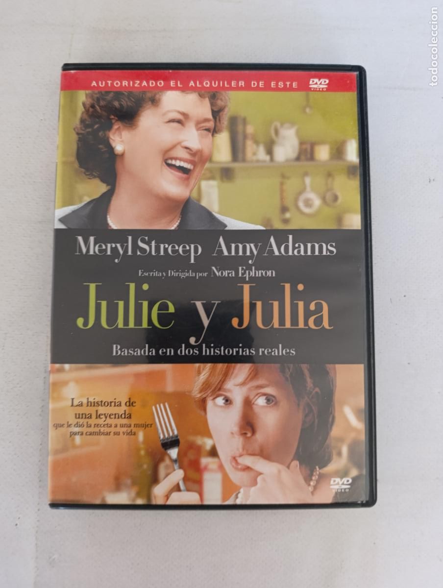 Cine: DVD JULIE Y JULIA - EDICION ALQUILER - MERYL STREEP - LEER DESCRIPCION (09)