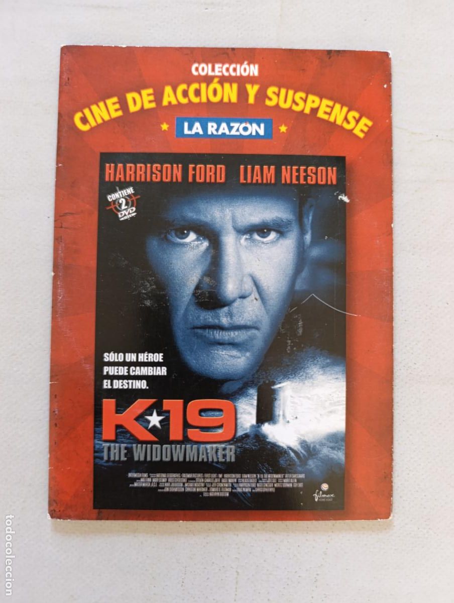 Cine: DVD K19 - THE WIDOWMAKER - K 19 - HARRISON FORD - FUNDA FINA CARTON (018)