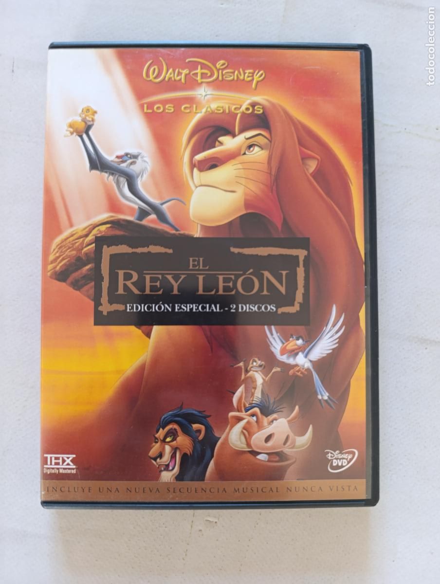 Cine: DVD EL REY LEON - EDICION ESPECIAL 2 DISCOS - WALT DISNEY - LOS CLASICOS (018)