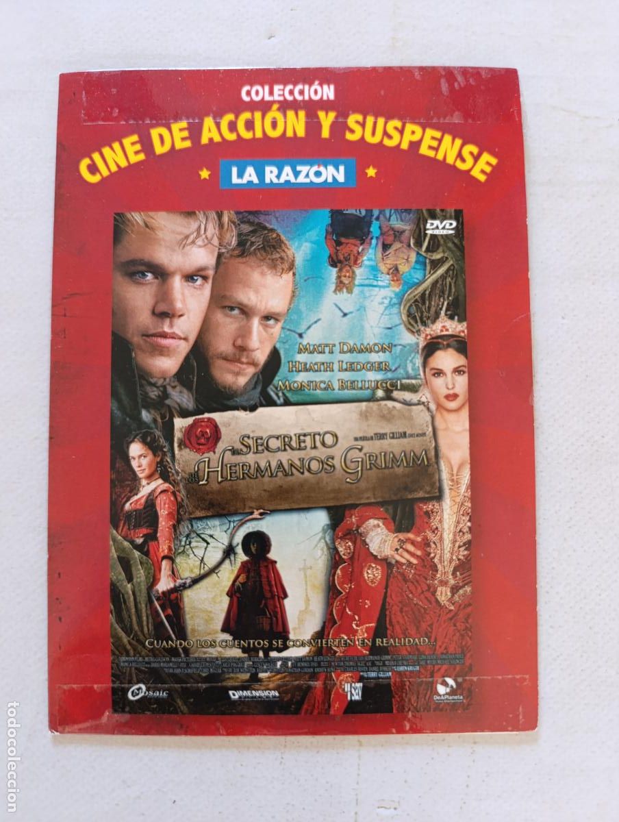 Cine: DVD EL SECRETO DE LOS HERMANOS GRIMM - MATT DAMON - FUNDA FINA CARTON (018)