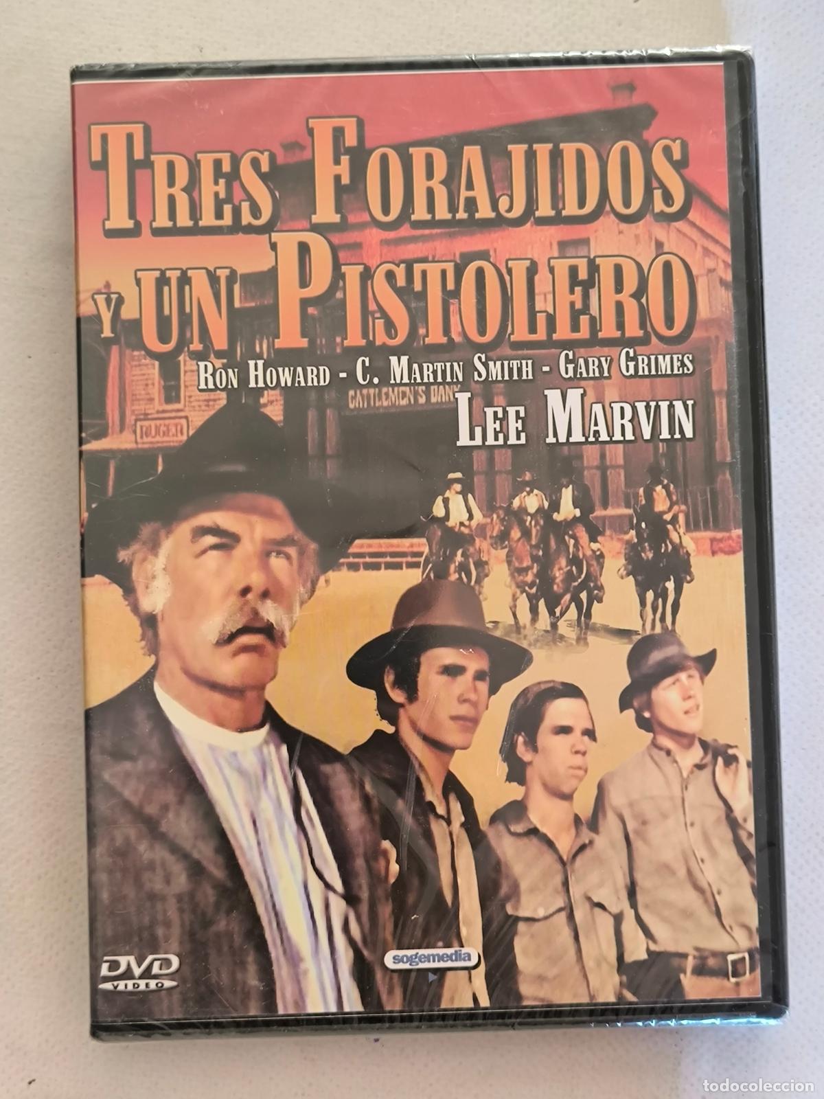 Cine: DVD TRES FORAJIDOS Y UN PISTOLERO - LEE MARVIN - NUEVO, PRECINTADO (022)
