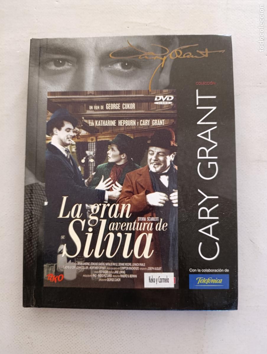 Cine: DVD + LIBRO LA GRAN AVENTURA DE SILVIA - CARY GRANT (026)
