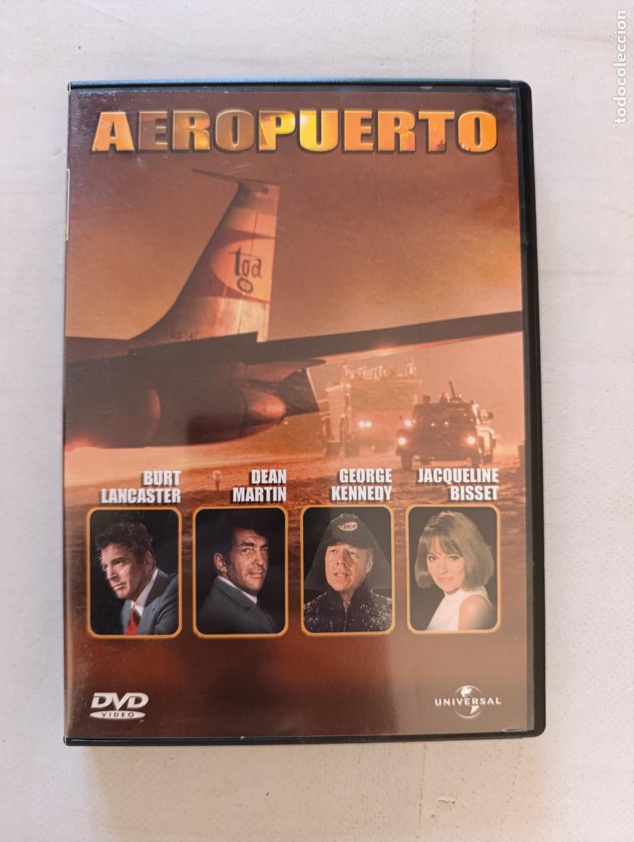 Cine: DVD AEROPUERTO - BURT LANCASTER, DEAN MARTIN, GEORGE KENNEDY, JACQUELINE BISSET (026w)