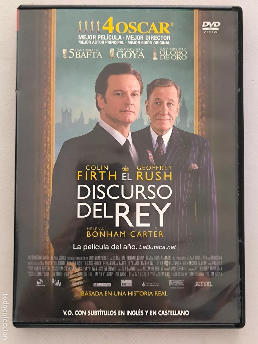 Cine: DVD EL DISCURSO DEL REY - COLIN FIRTH (027)